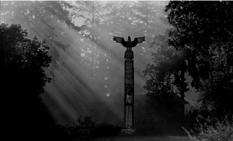 Totem Pole, Suquamish Tribe, Port Madison Reservation, Washington State