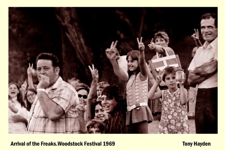 Arrival of the Freaks at the Original 1969 Woodstock Festival