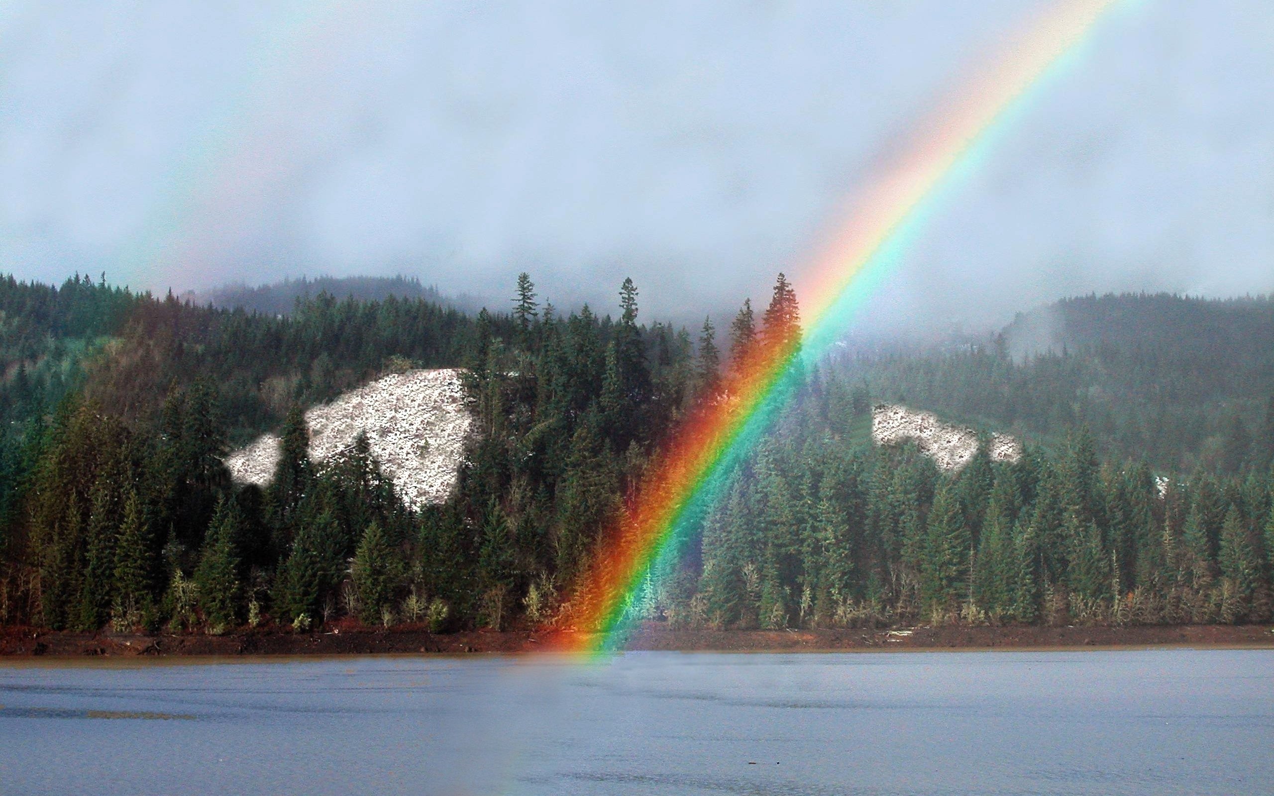 Rainbow on Foster Lake